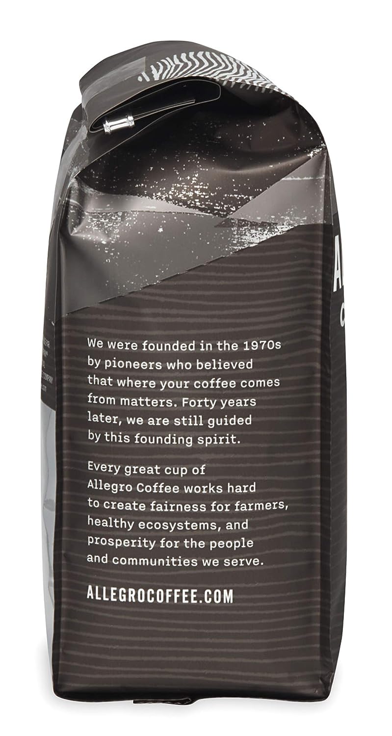 Allegro Coffee Organic Early Bird Blend Ground Coffee, 12 oz - Image 8